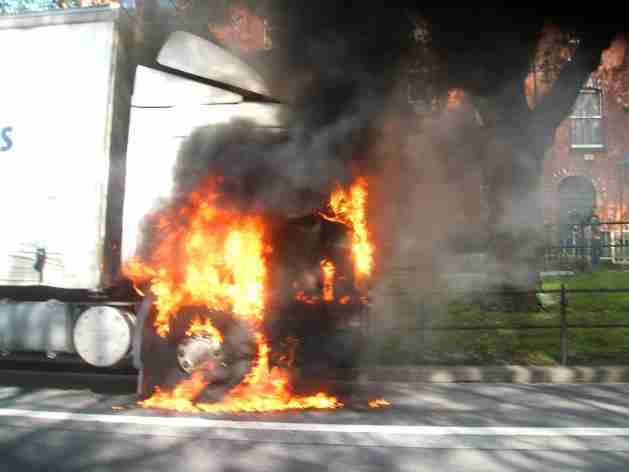 Truck on Fire